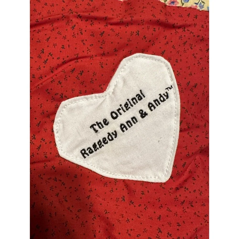 Vintage Raggedy Ann Andy Crib Quilt Applause Nursery Bedding Blanket Comforter